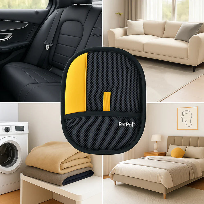 PetPal Ultimate Pet Grooming & Cleaning Glove: Gentle Deshedding, Massage, Bathing