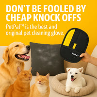 PetPal Ultimate Pet Grooming & Cleaning Glove: Gentle Deshedding, Massage, Bathing