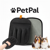 PetPal Ultimate Pet Grooming & Cleaning Glove: Gentle Deshedding, Massage, Bathing