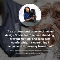 GroomPro™ Professional Pet Grooming Vacuum Kit for Shedding & Trimming
